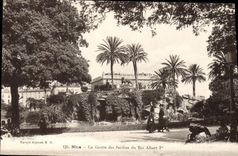 CPA Nice La Grotte des jardins du Roi Albert I 