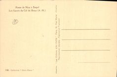 CPA Route de Nice a Sospel Les Lacets du Col de Braus A M Automobile