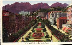 CPA Menton le Jardin Public 