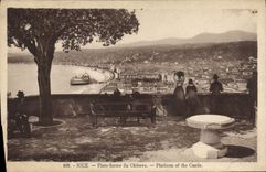 CPA Nice Plate forme du Chateau 