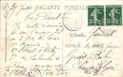 CPA Excursion a 30 km de Nice Saut des Francais a Duranus Vallee de la Vesubie