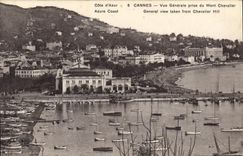 CPA Cote d'Azur Cannes Vue generale prise du Mont Chevalier 