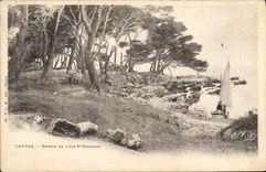 CPA Cannes Pointe de l'Ile St Honorat 