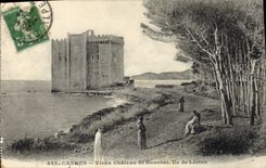 CPA Cannes Vieux Chateau St Honorat Ile de Lerins 