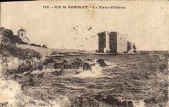 CPA Ile St Honorat Le Vieux Chateau 