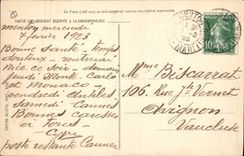 CPA Menton Vue prise du Pont Saint Louis Frontiere 