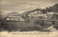 CPA Peira Cava Environs de Nice Station Estivale Le Mess des Officiers et vue sur la Foret 