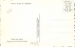 CPA Route des Alpes Gorges superieures du Cians Caleche Cheval