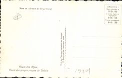 CPA Route des Alpes Route des Gorges rouges de Daluis 