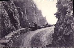 CPA Route des Alpes Gorges superieures du Cians 