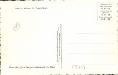 CPA Route des Alpes Gorges superieures du Cians 