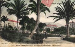 CPA Nice Les Nouveaux Jardins Casino entree les Palmiers 