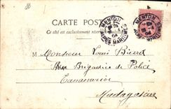 CPA Menton Promenade du Midi Ane Mule