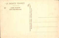 CPA Cote d'Azur Eze Alpes Maritimes 