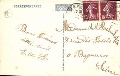 CPA La Cote d'Azur Chemin Fleuri Ane Mule