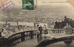 CPA Nice Vue prise de la Cascade du Chateau 