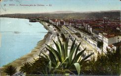 CPA Nice Panorama pris du Chateau 