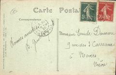 CPA Saint Jeannet Alpes Maritimes Vue prise du Chemin de la Gaude 