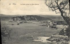 CPA Nice La Rade prise du Mont Boron 