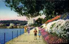 CPA Beaulieu sur Mer Un coin fleuri A corner flowery 