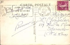 CPA La Cote d'Azur Menton Les Rochers Rouges 