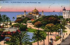 CPA Nice Le Jardin Albert et la Jetee Promenade 