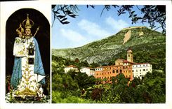 CPA Souvenir de Notre Dame de Laghet 