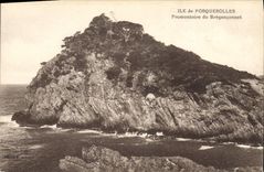 CPA Ile de Parquerolles Promontoire du Breganconnet 