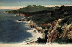 CPA Toulon Vue de la Cote du Cap Brun 
