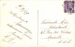 CPA La Sainte Baume Interieur de la Grotte 