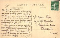 CPA Saint Raphael Var Les Rochers du Parc Calvet Effet de nuit 