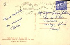 CPA Route de la Corniche d'Or Les rochers du Trayas le Pic Aurele et le Cap Roux