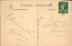 CPA Saint Raphael Var Les Rochers du Parc Calvet Effet de nuit 