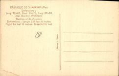 CPA Basilique de St Maximin Var Basilica of St Maximin 