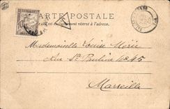 CPA Toulon Les Cariatides de Puget 