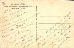 CPA Vue prise du Hall du Grad Gotel des Lecques
