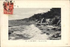 CPA Le Cap Brun Vue de la Cote 