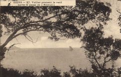 CPA Giens Voilier prenant le vent apres la passe de Ribaud 