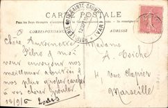 CPA La Sainte Baume Arrivee a la Grotte 