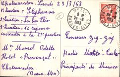 CPA La Sainte Baume Montee du Saint Pilon 