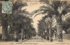 CPA Hyeres Avenue Beau Regard 