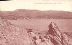 CPA Le Lavandou pris des Roches Rouges de Gouron 