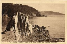 CPA Environs d'Hyeres Giens Les Pointes du Beron et de la Vignette vues du Niel 