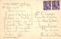 CPA Cote d'Azur Le Lavandou Var Vue Generale d'Aigubelle