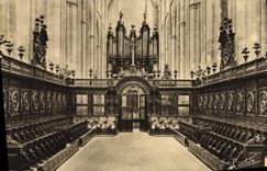 CPA Basilique de St Maximin Var Choeur Vue d'ensemble Orgue