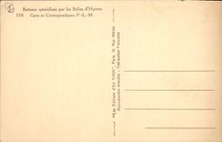 CPA Ile de Port Cros Var Bateaux quolidiens par les Salins d'Hyeres Gare et Correspondance P L M