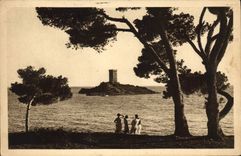 CPA Cote d'Azur Saint Raphael l'Ile d'Or Var 