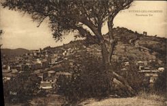 CPA Hyeres les Palmiers Panorama Est 