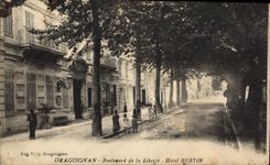 CPA Draguignan Boulevard de la Liberte Hotel Bertin 