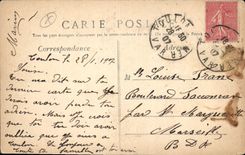 CPA Toulon La nuit La Caisse d'epargne 